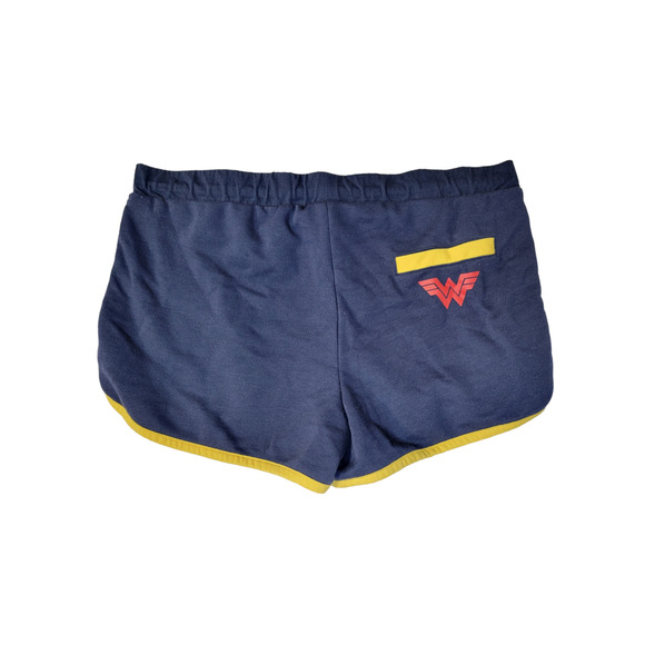 Her Universe DC Comics Wonder Woman 1984 Logo Soft Shorts Stretch Navy Blue Sz M - Picture 3 of 9